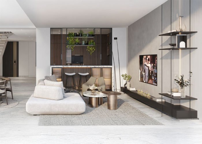 Spacious villas with skylights and private outdoor spaces Dubai